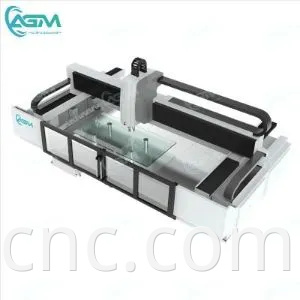 AGM Upgraded Technology Horizontal CNC Glass Working Machine Three Axis Machining
